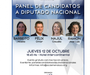 12 de Octubre: Panel de Candidatos a Diputados Nacionales