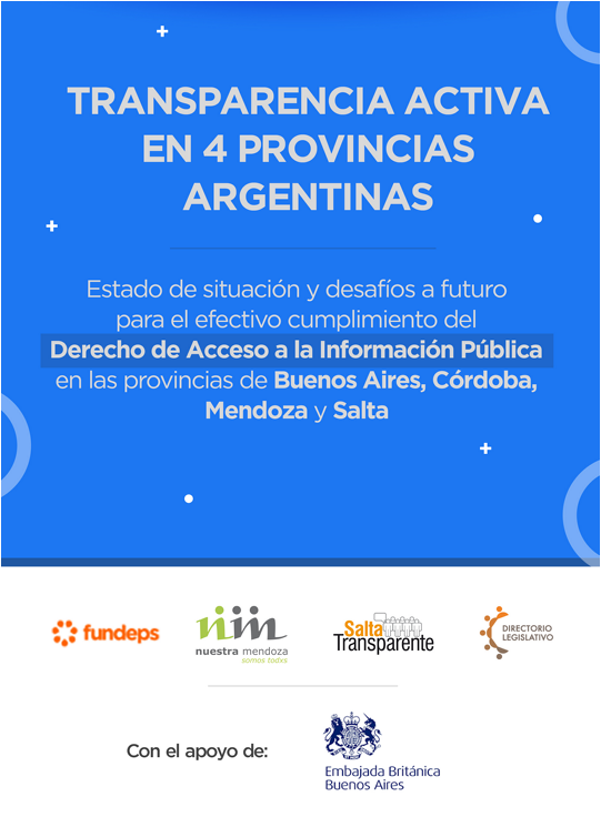 TRANSPARENCIA ACTIVA EN 4 PROVINCIAS ARGENTINAS