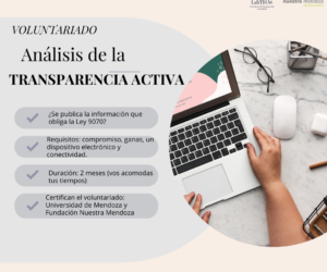 VOLUNTARIADO: La Transparencia Activa en Mendoza