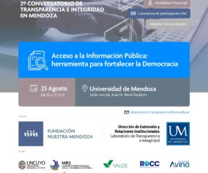 2° Conversatorio de Transparencia e Integridad en Mendoza – El Acceso a la Información Pública en la Provincia